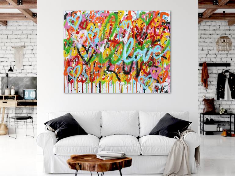 Original Abstract Expressionism Abstract Painting by Isabelle Pelletane