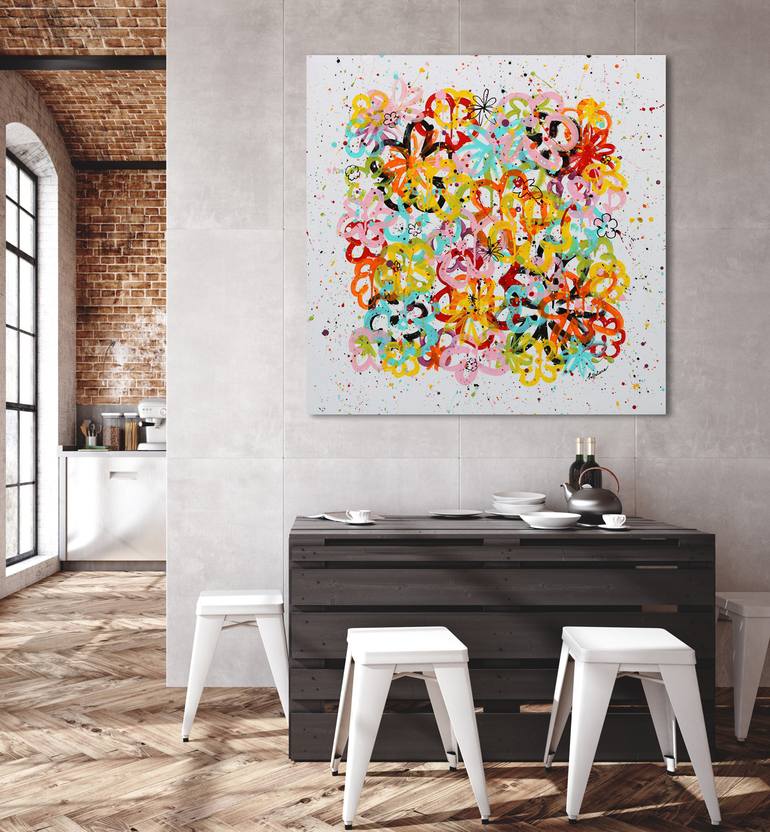 Original Abstract Expressionism Abstract Painting by Isabelle Pelletane