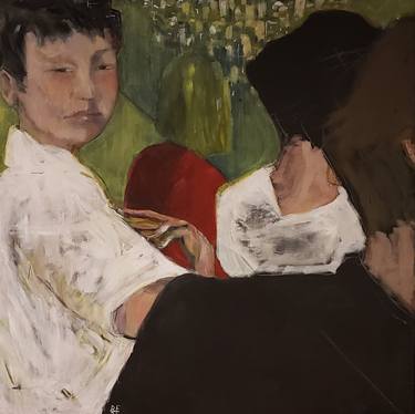 Original Contemporary People Painting by Rachel Francis