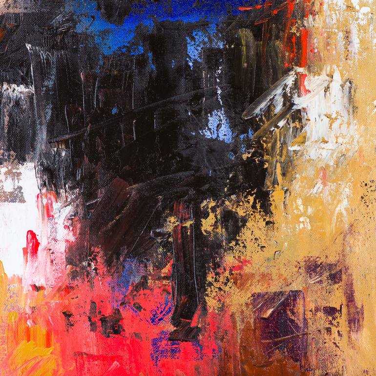 Original Fine Art Abstract Painting by Dell Camargo