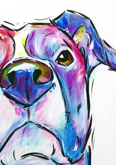 Original Fine Art Dogs Printmaking by Dell Camargo