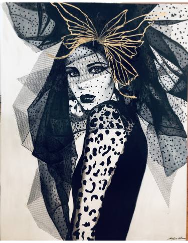 Print of Fashion Paintings by Sylvia Cohen