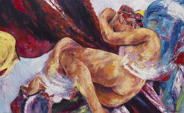 Original Nude Painting by Francisco Cerezo Montilla