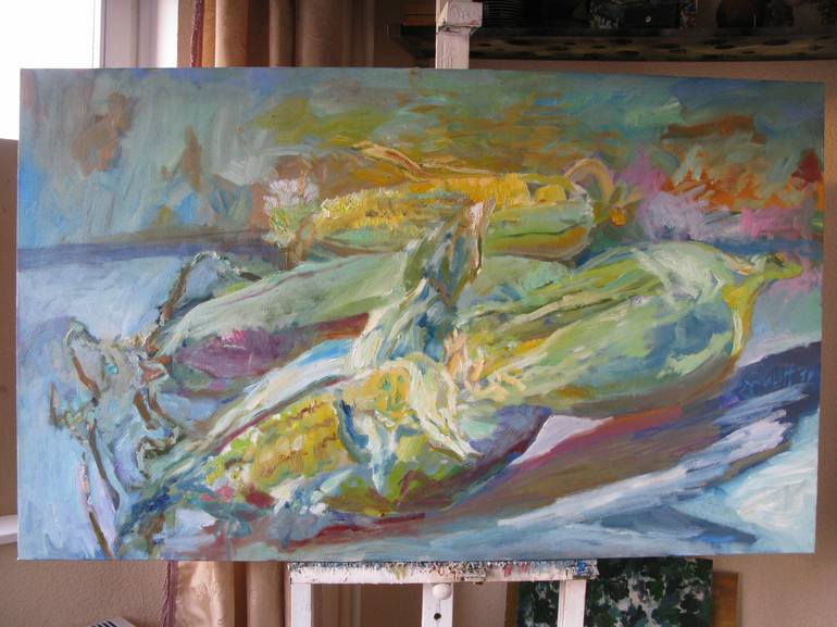 Original Expressionism Still Life Painting by Andrey Vishnevskiy