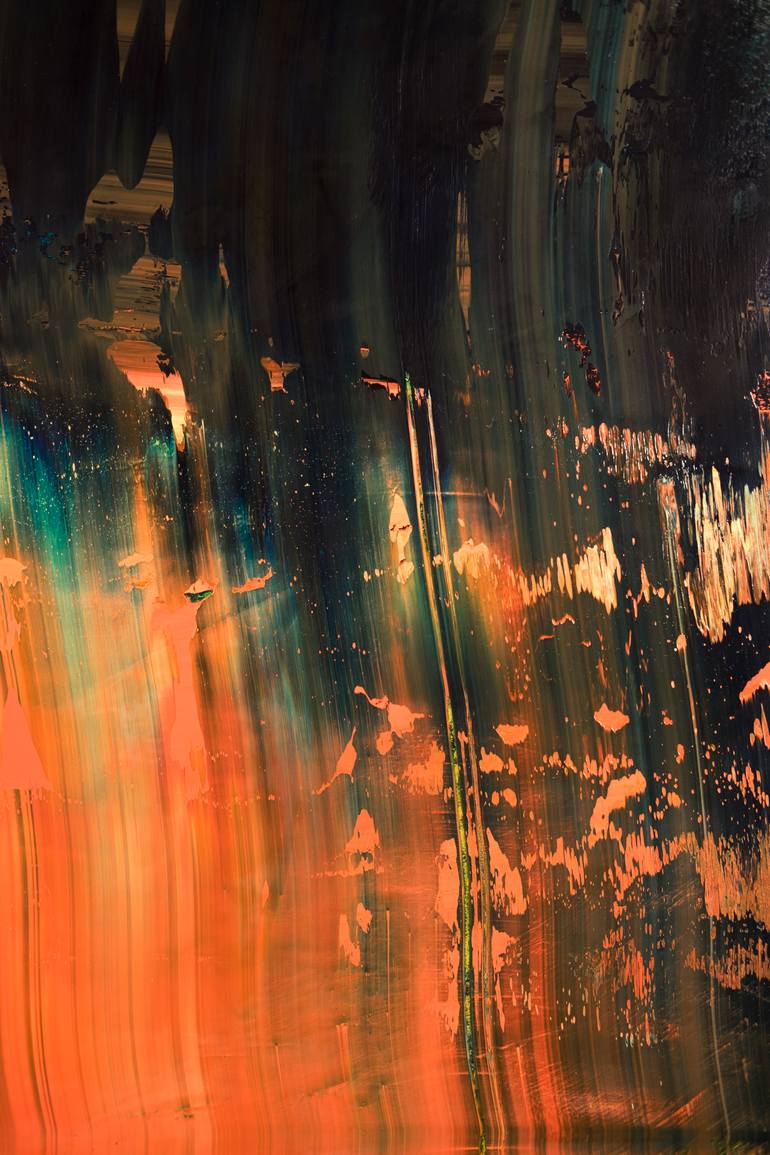 Original Abstract Expressionism Abstract Painting by Diaz-Diaz Damien