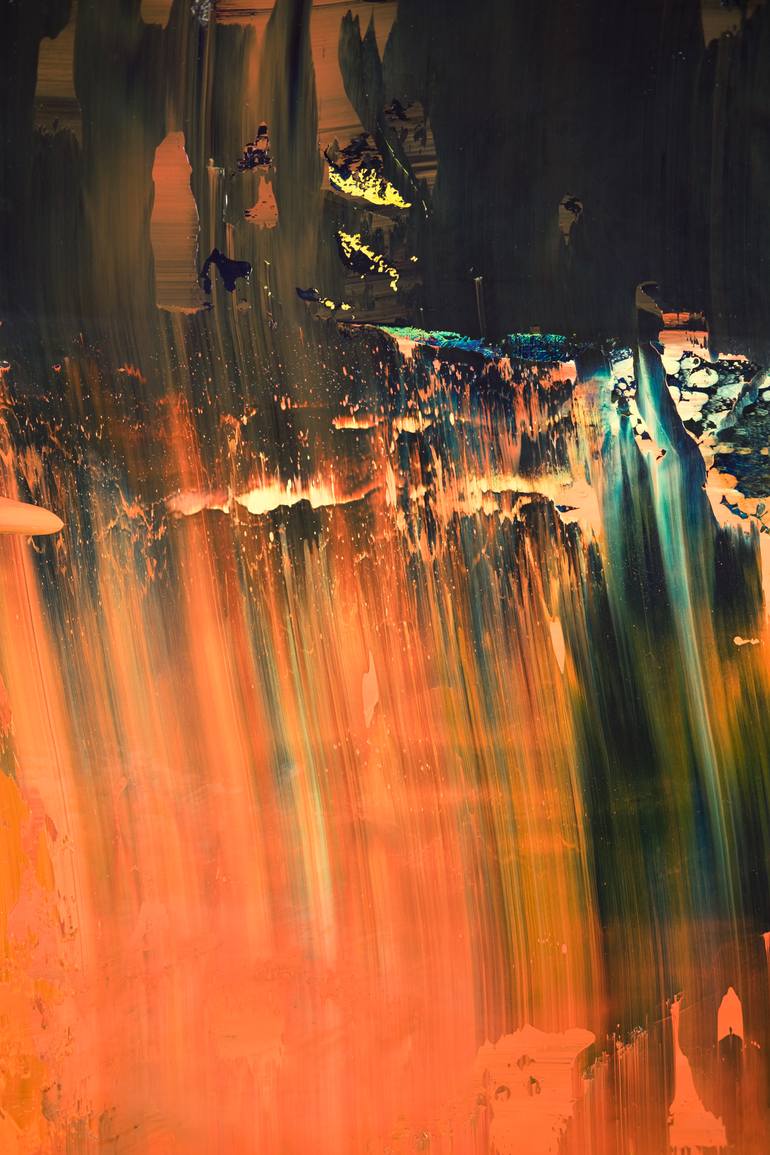 Original Abstract Expressionism Abstract Painting by Diaz-Diaz Damien