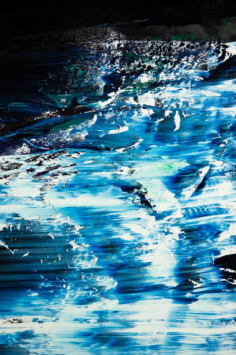 Original Abstract Expressionism Abstract Painting by Diaz-Diaz Damien