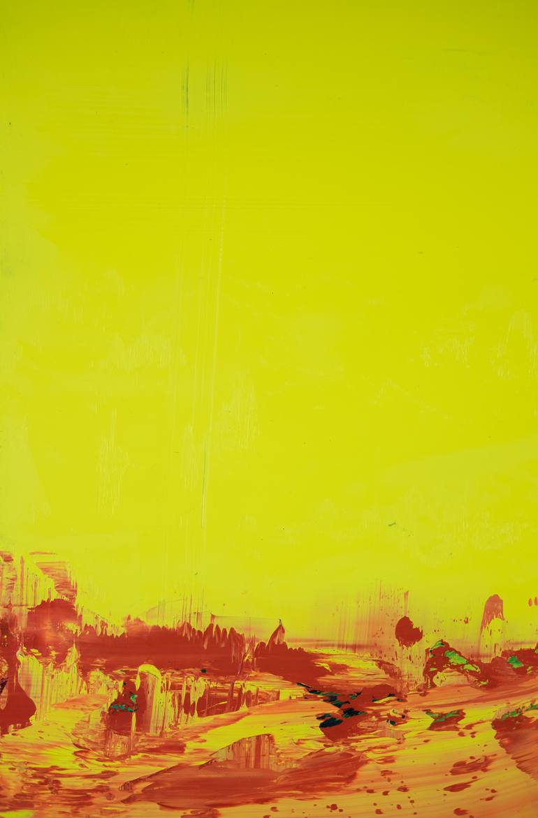 Original Abstract Expressionism Abstract Painting by Diaz-Diaz Damien