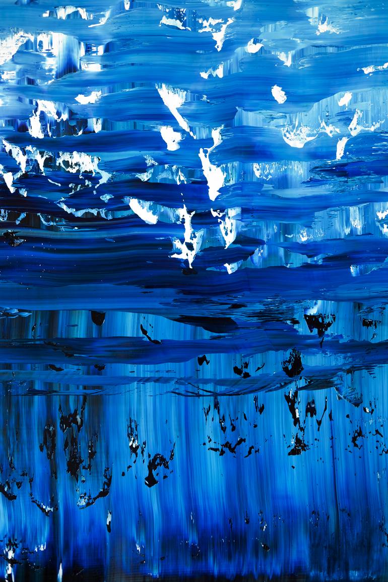Original Abstract Expressionism Abstract Painting by Diaz-Diaz Damien