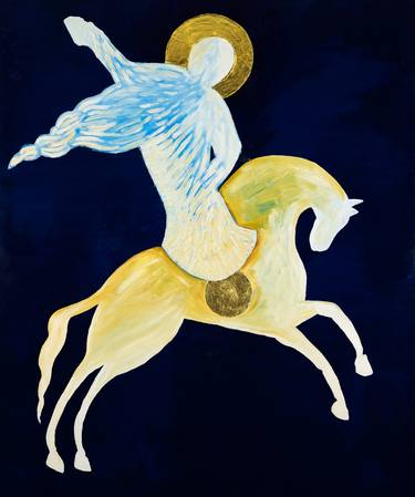 Print of Conceptual Horse Paintings by DIAZ-DIAZ Damien