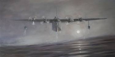 Print of Contemporary Airplane Paintings by Scott McLachlan