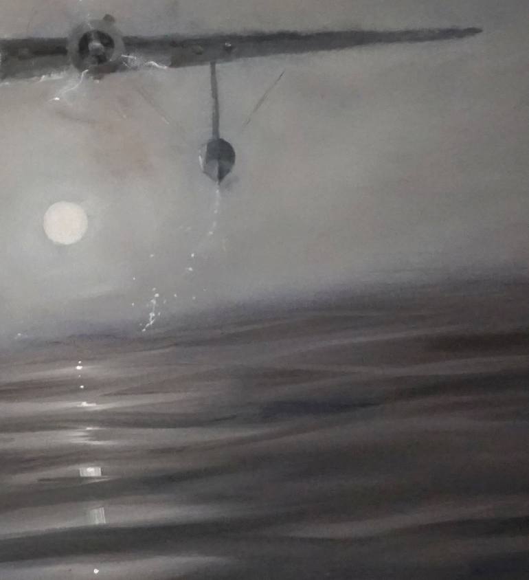 Original Contemporary Airplane Painting by Scott McLachlan