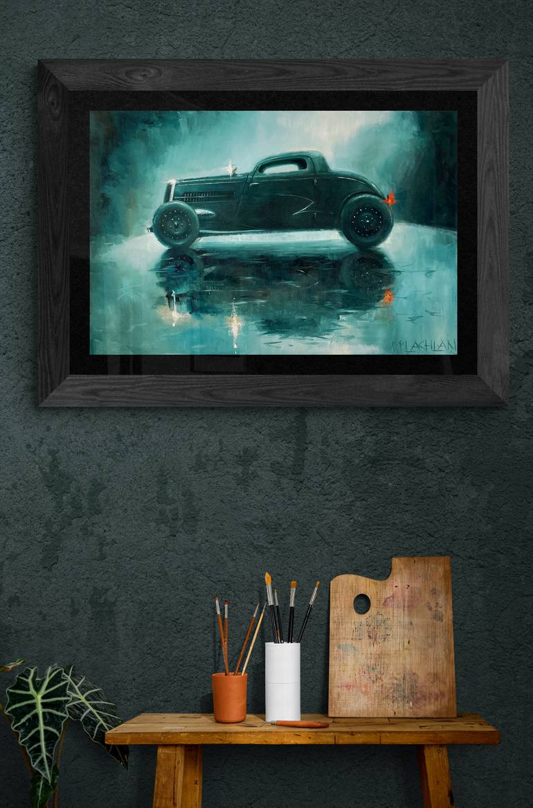 Original Impressionism Car Painting by Scott Mclachlan