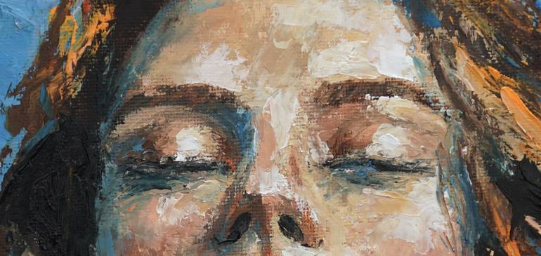 Original Impressionism People Painting by Scott Mclachlan