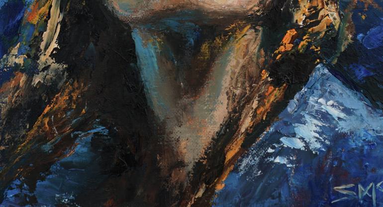 Original Impressionism People Painting by Scott Mclachlan