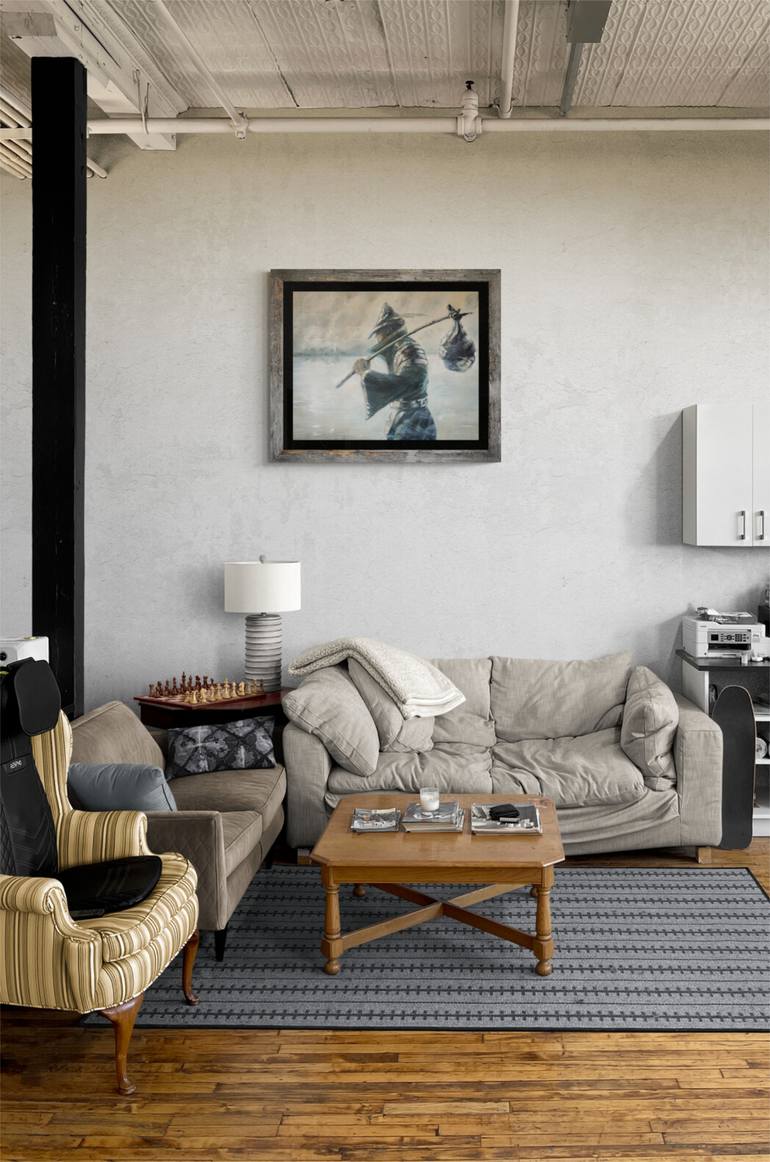 Original Impressionism People Painting by Scott Mclachlan