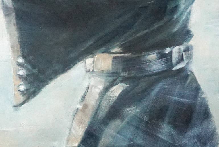 Original Impressionism People Painting by Scott Mclachlan