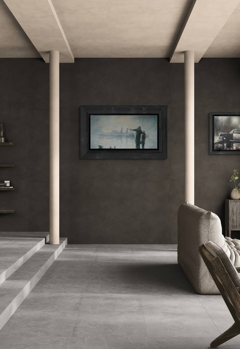 Original Impressionism Ship Painting by Scott Mclachlan