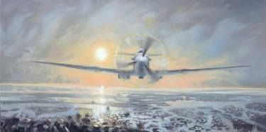 Print of Impressionism Aeroplane Paintings by Scott McLachlan