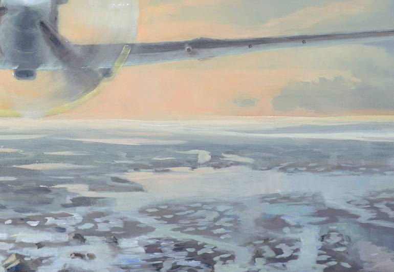 Original Impressionism Aeroplane Painting by Scott McLachlan