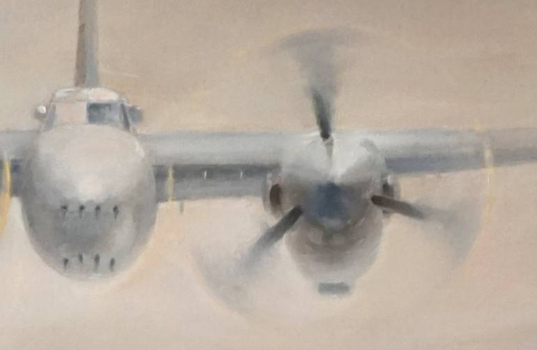 Original Fine Art Aeroplane Painting by Scott McLachlan
