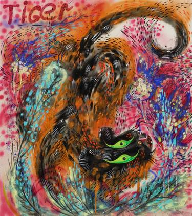 Print of Expressionism Animal Paintings by Anna Onikiienko