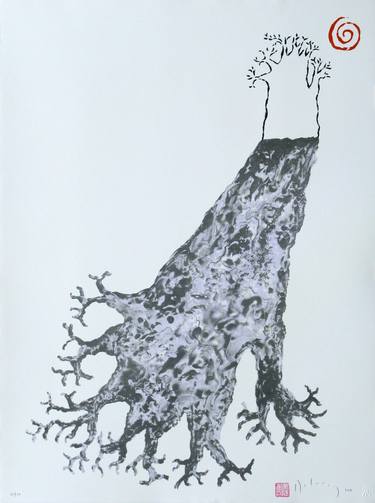 Print of Abstract Nature Printmaking by James Delaney
