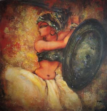 Print of Figurative Classical mythology Paintings by PiyaliAvik Chakraborty