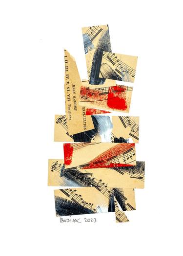 Original Abstract Collage by Ed Buziak