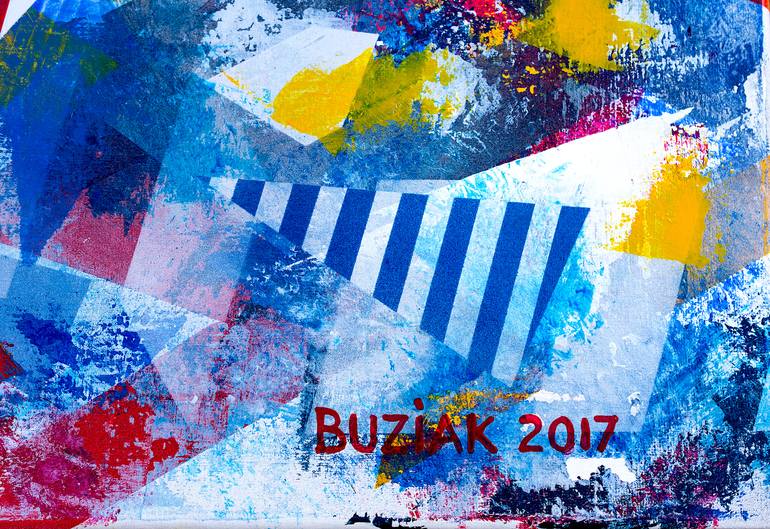 Original Abstract Painting by Ed Buziak