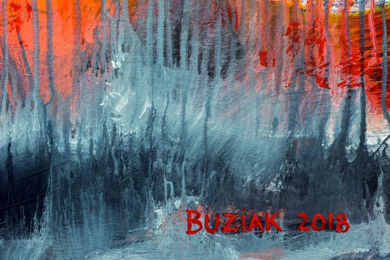 Original Abstract Painting by Ed Buziak