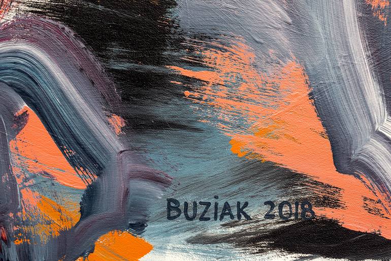 Original Abstract Painting by Ed Buziak