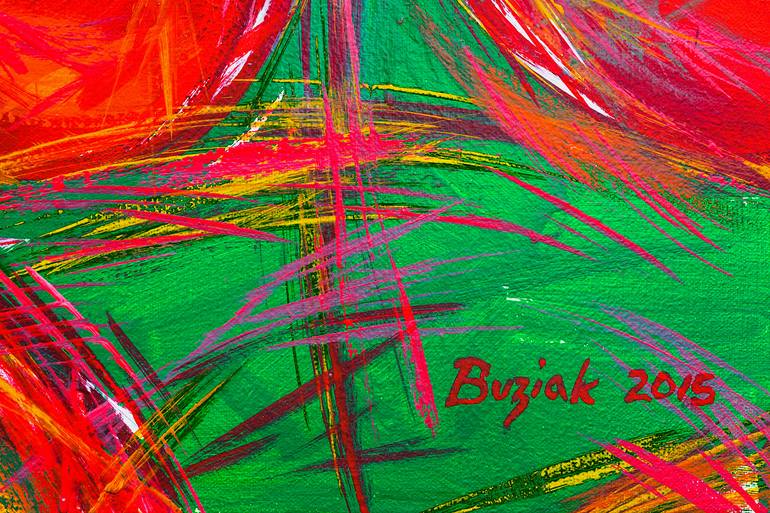 Original Abstract Still Life Painting by Ed Buziak