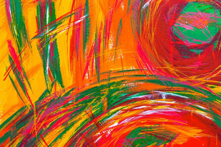 Original Abstract Still Life Painting by Ed Buziak
