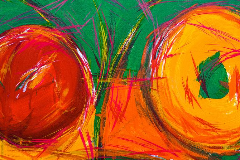 Original Abstract Still Life Painting by Ed Buziak