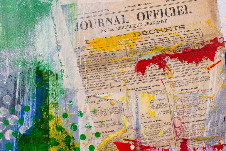 Original Abstract Still Life Painting by Ed Buziak