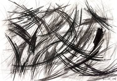 Original Abstract Expressionism Abstract Drawings by Ed Buziak