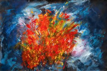 Original Abstract Expressionism Abstract Paintings by Ed Buziak