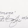 Signature and title on back of artwork.