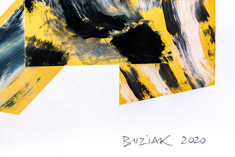 Original Abstract Expressionism Abstract Painting by Ed Buziak
