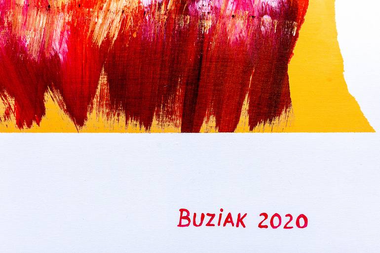 Original Abstract Expressionism Abstract Painting by Ed Buziak