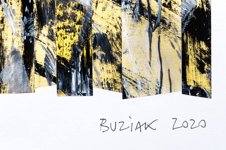 Original Abstract Collage by Ed Buziak