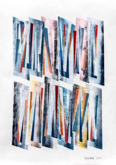 Original Abstract Paintings by Ed Buziak