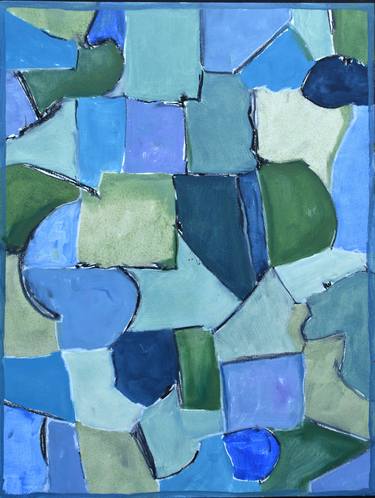 Print of Cubism Patterns Paintings by Keith Wilson