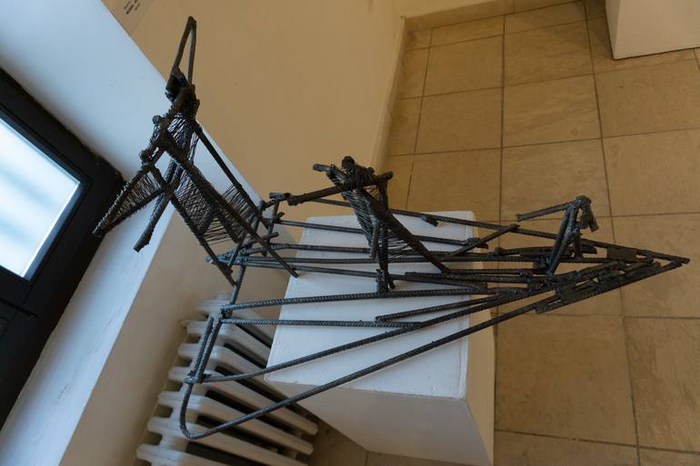 Original Abstract Expressionism Abstract Sculpture by Veselin Kostadinov