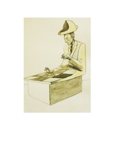 Marcel Duchamps, praparatory drawing 03 thumb