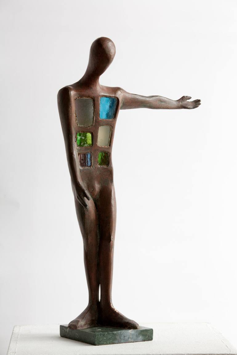 Original Art Deco Body Sculpture by Veselin Kostadinov