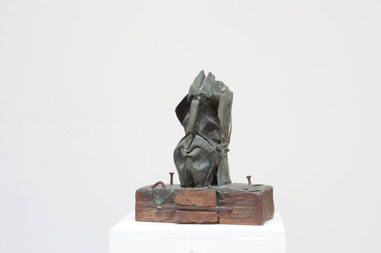 Original Cubism Portrait Sculpture by Veselin Kostadinov