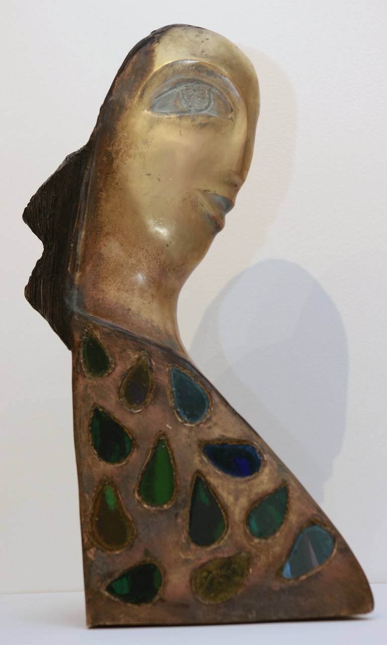 Original Art Deco Women Sculpture by Veselin Kostadinov