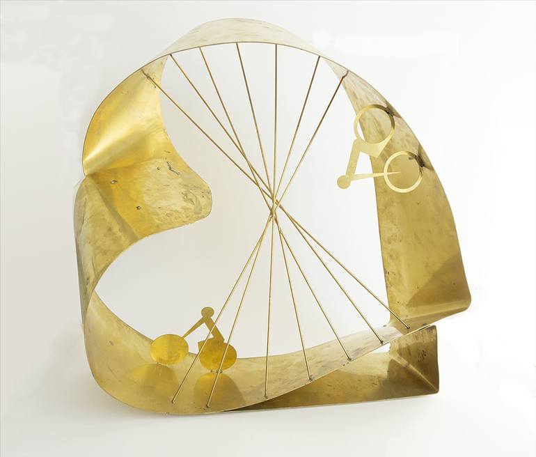 Original Art Deco Bicycle Sculpture by Veselin Kostadinov